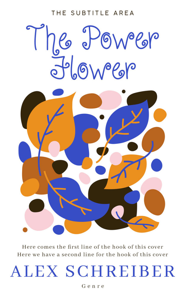 Front view of Geebung #335968 - Premade Abstract Book Cover