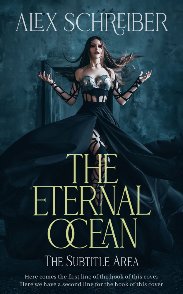 Front view of Firefly #33600 - Premade Fantasy Book Cover