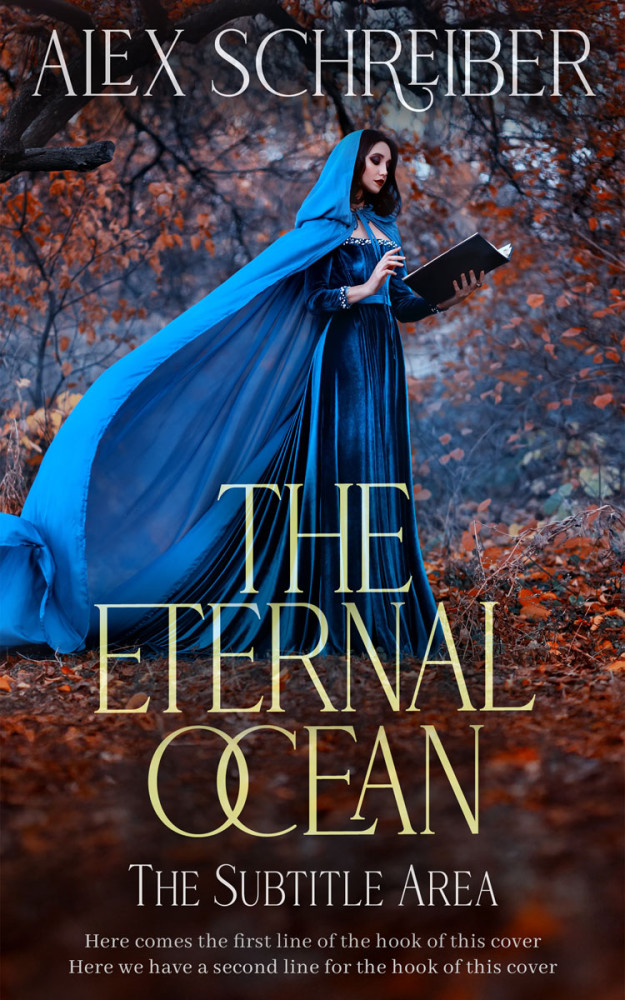 Front view of Baltic Sea #33606 - Premade Fantasy Book Cover