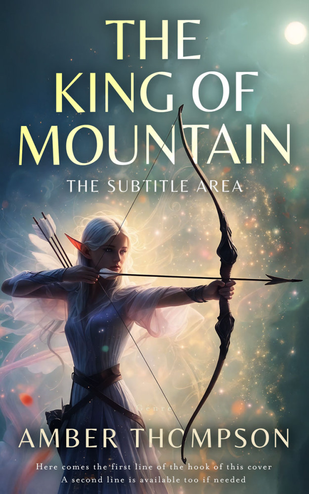 Front view of River Bed #33643 - Premade Fantasy Book Cover