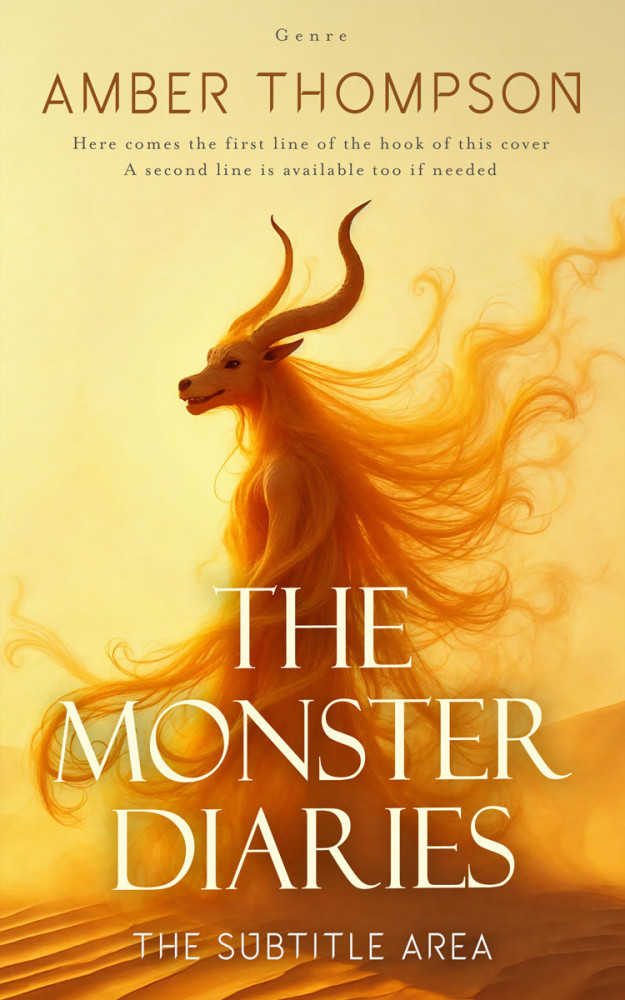 Front view of Buff #33647 - Premade Fantasy Book Cover