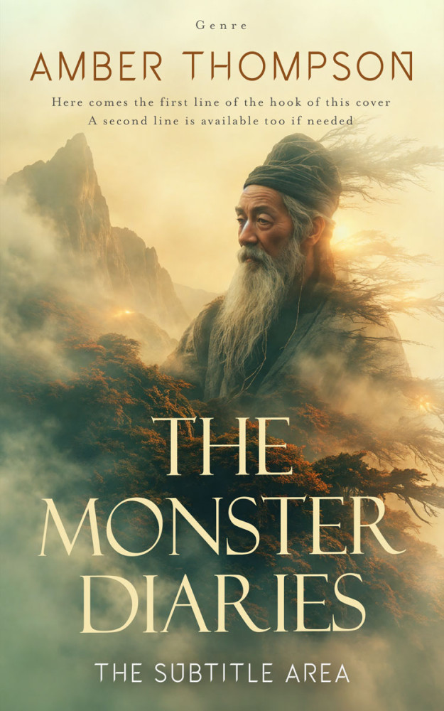 Front view of Clay Creek #33648 - Premade Fantasy Book Cover