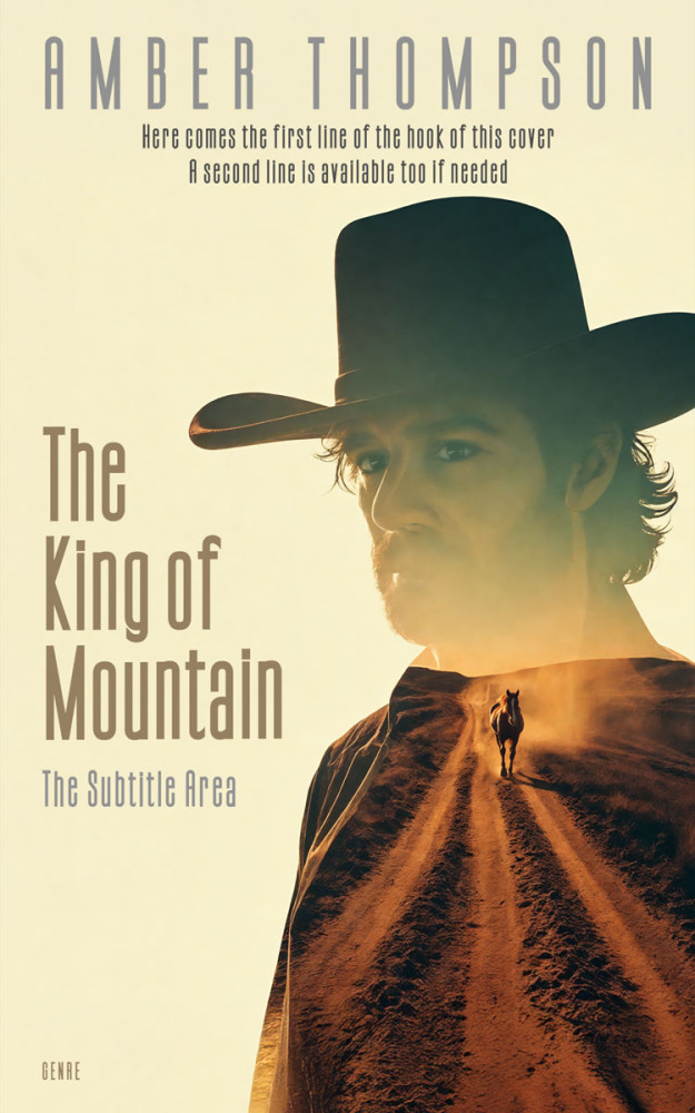 Front view of Fall Green #33692 - Premade Action & Adventure Book Cover