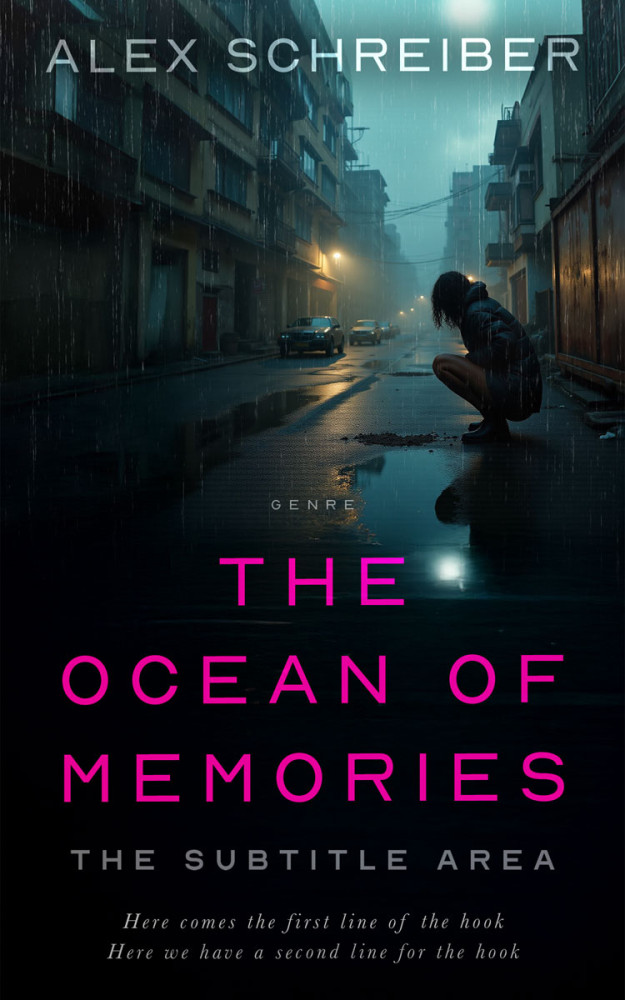 Front view of Bunker #33701 - Premade Action & Adventure Book Cover