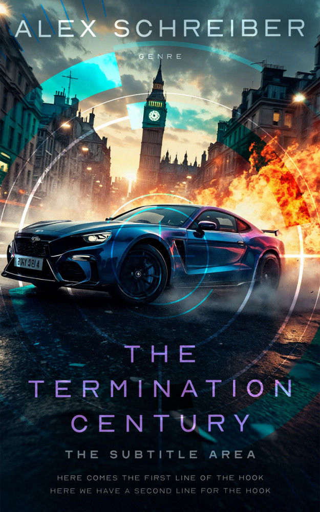 Front view of Tan #33711 - Premade Mystery & Thriller & Suspense Book Cover