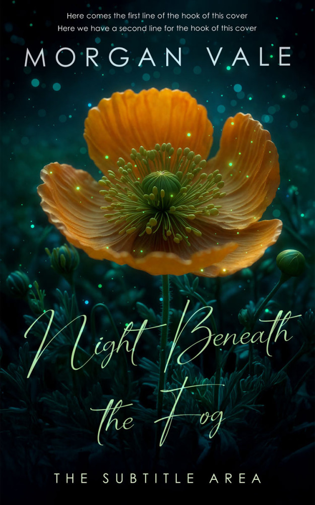 Front view of Racing Green #33744 - Premade Poetry Book Cover