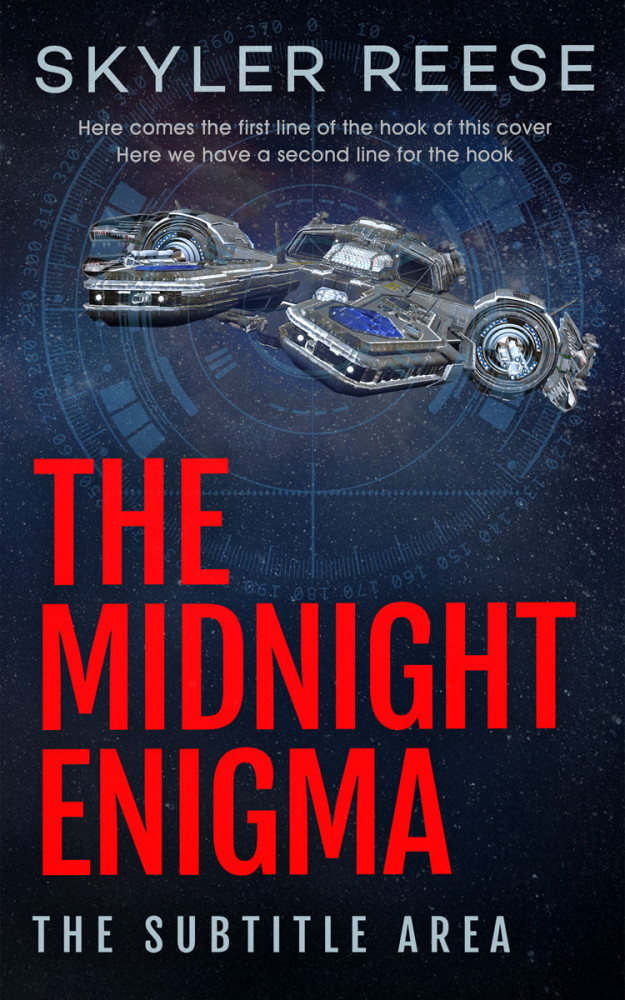 Front view of Mirage #33840 - Premade Science Fiction Book Cover