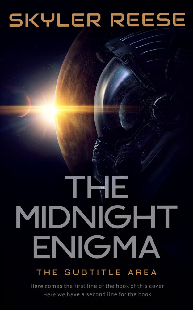 Front view of Cinder #33844 - Premade Science Fiction Book Cover