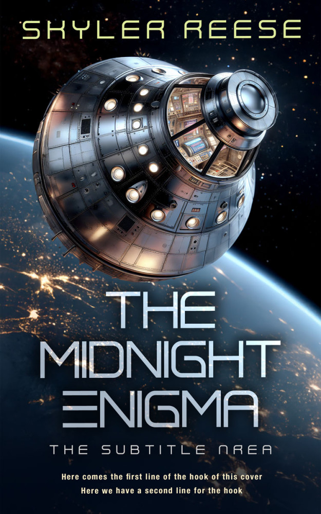 Front view of Bunker #33854 - Premade Science Fiction Book Cover