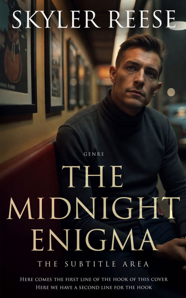 Front view of Cod Gray #33859 - Premade Mystery & Thriller & Suspense Book Cover