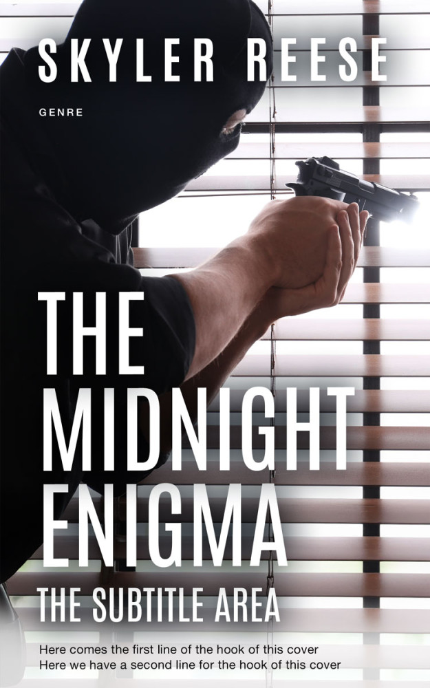 Front view of Bon Jour #33878 - Premade Mystery & Thriller & Suspense Book Cover