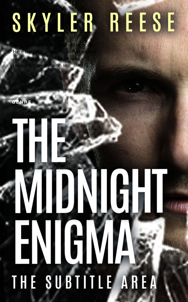 Front view of Soft Amber #33883 - Premade Mystery & Thriller & Suspense Book Cover