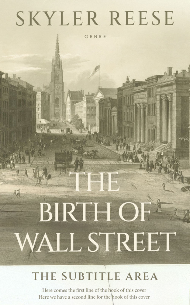 Front view of Tana #33922 - Premade Historical Book Cover