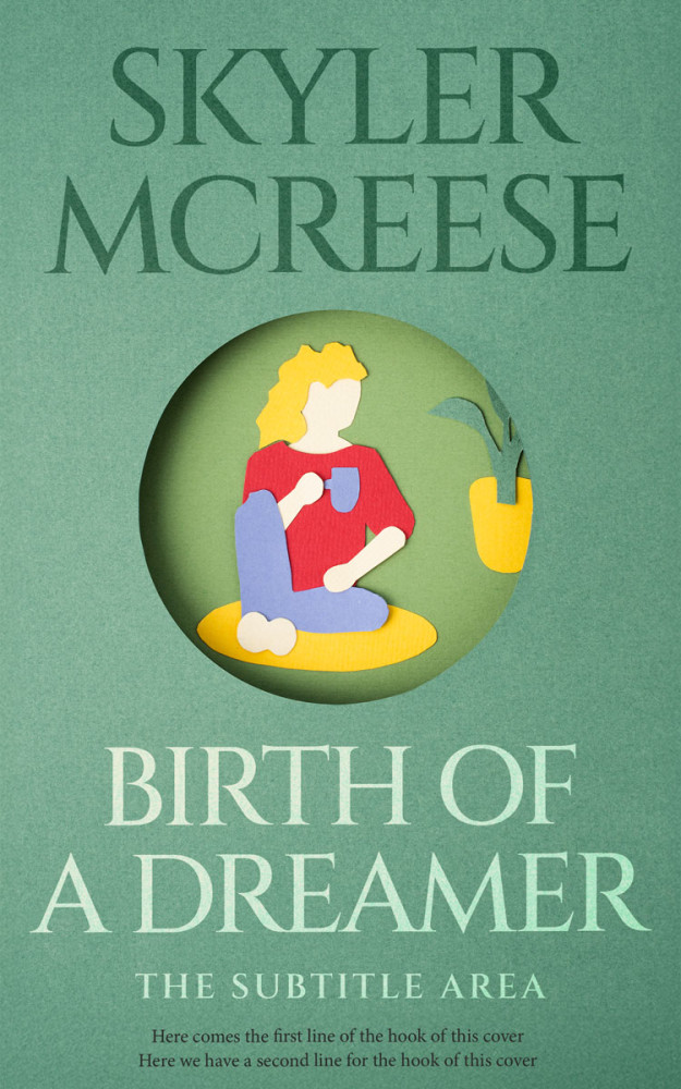 Front view of Oxley #33930 - Premade Self-Improvement & Self-Help Book Cover