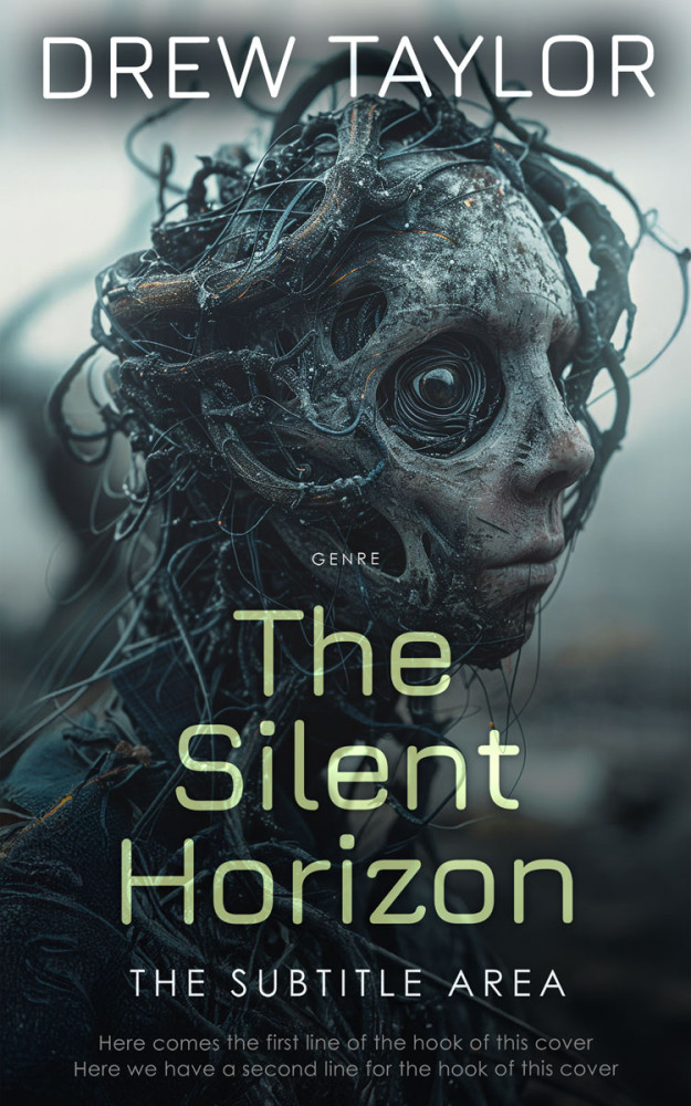 Front view of Outer Space #34043 - Premade Science Fiction Book Cover