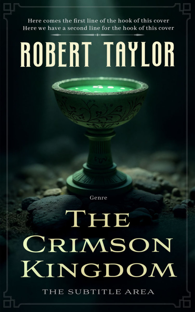 Front view of Aztec #34120 - Premade Fantasy Book Cover