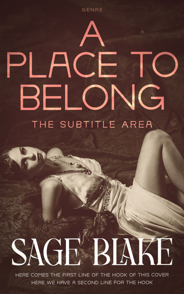 Front view of Crater Brown #34164 - Premade Erotica Book Cover | BookCoverZone