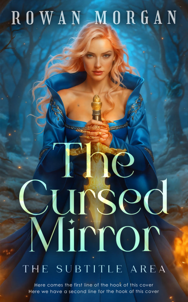 Front view of Te Papa Green #34235 - Premade Fantasy Book Cover