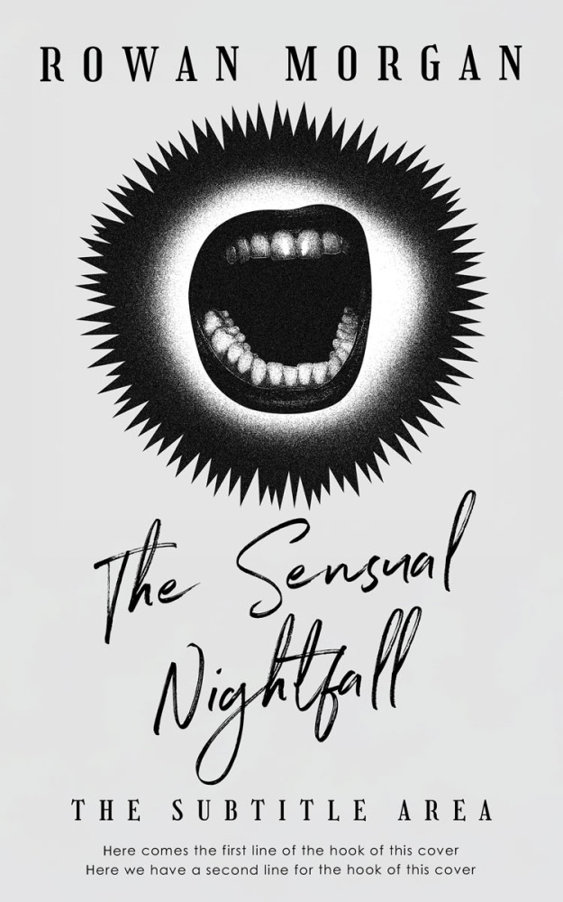 Front view of Heavy Metal #34263 - Premade Abstract Book Cover