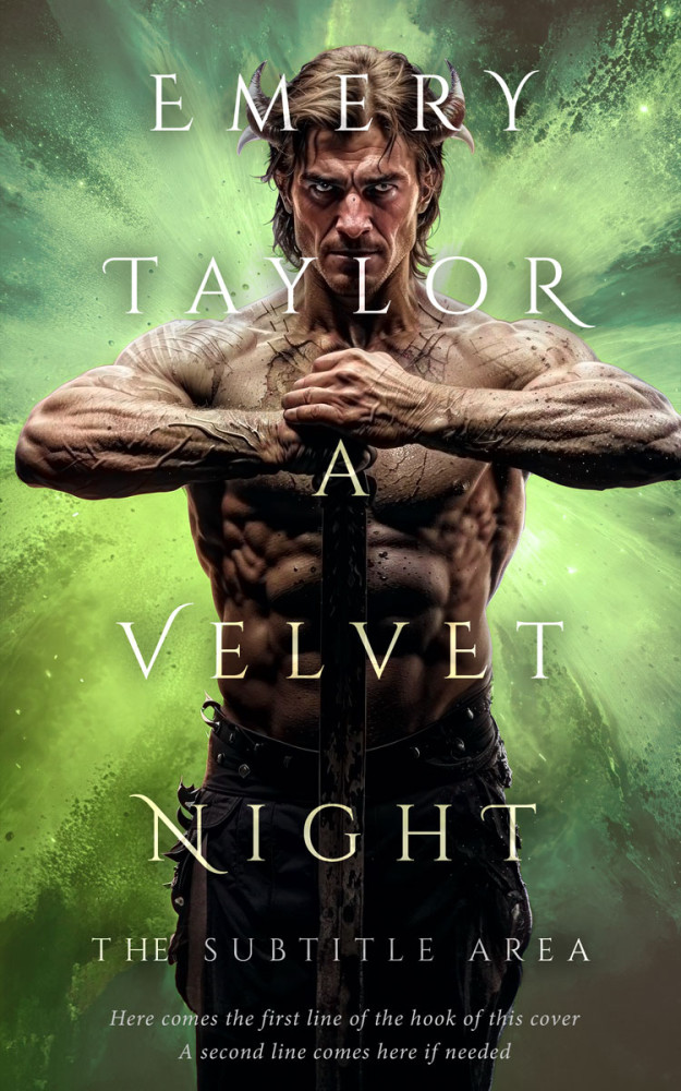 Front view of Rangitoto #34271 - Premade Fantasy Book Cover