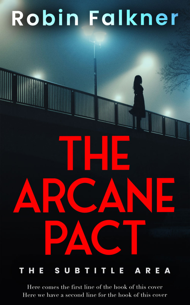 Front view of Roman #34277 - Premade Mystery & Thriller & Suspense Book Cover