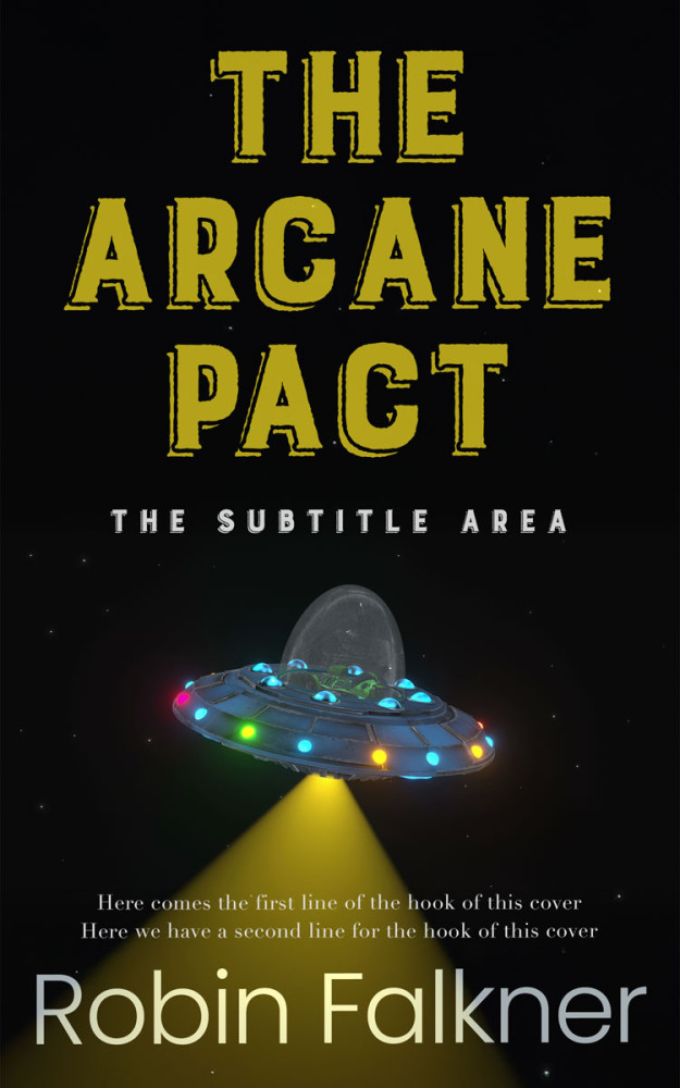 Front view of Rangoon Green #34286 - Premade Science Fiction Book Cover