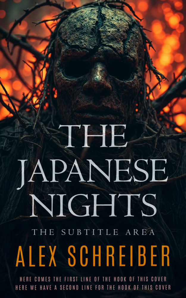 Front view of Raw Sienna #34304 - Premade Mystery & Thriller & Suspense Book Cover