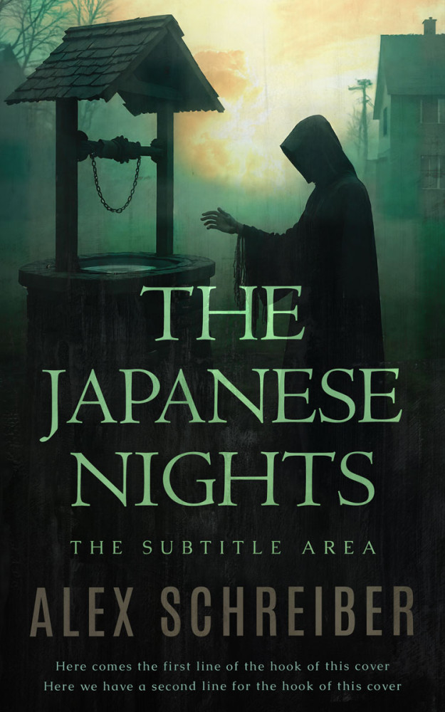 Front view of Racing Green #34307 - Premade Mystery & Thriller & Suspense Book Cover