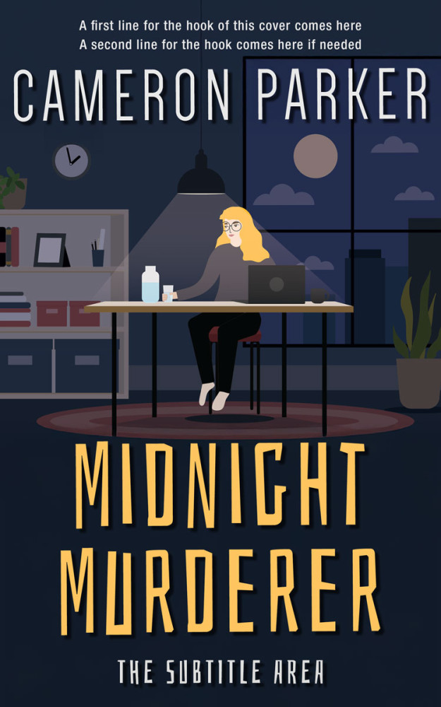 Front view of Mirage #34358 - Premade Mystery & Thriller & Suspense Book Cover