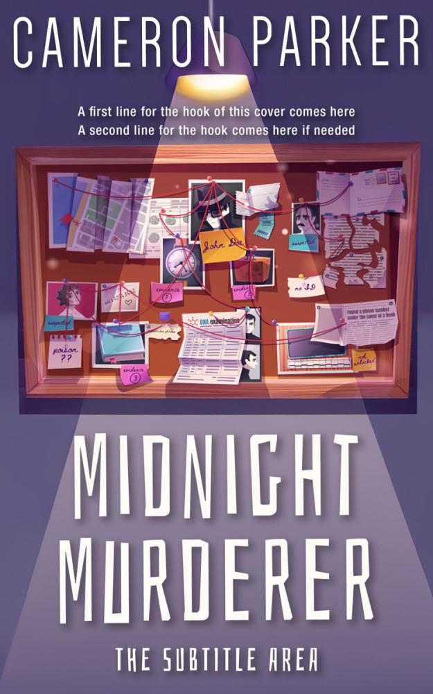 Front view of Salt Box #34359 - Premade Mystery & Thriller & Suspense Book Cover