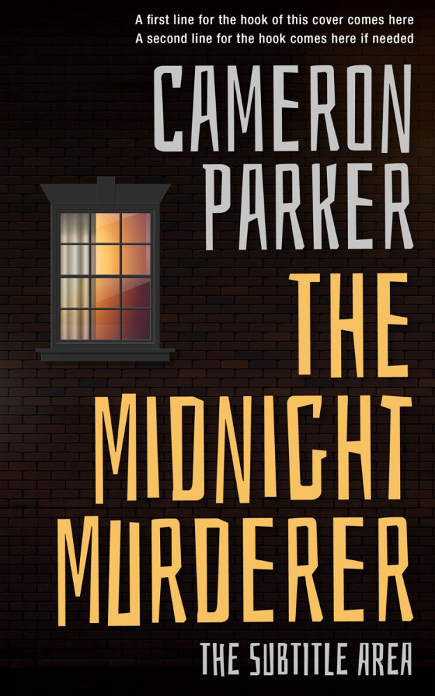 Front view of Harvest Gold #34363 - Premade Mystery & Thriller & Suspense Book Cover