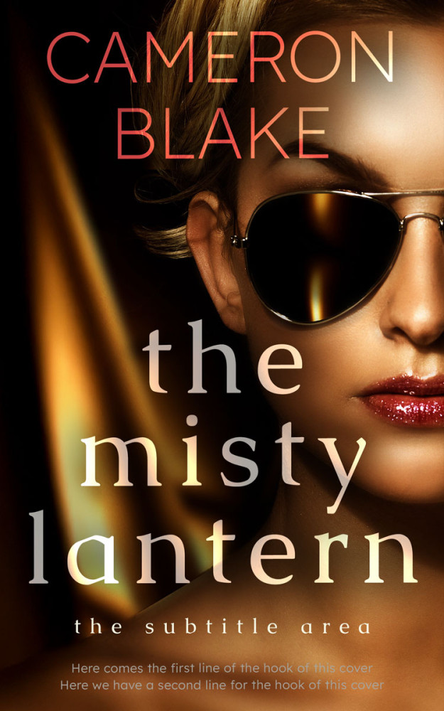 Front view of Antique Brass #34422 - Premade Mystery & Thriller & Suspense Book Cover