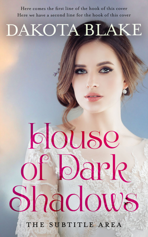 Front view of Silver #34505 - Premade Romance Book Cover