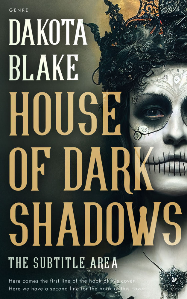 Front view of Yuma #34522 - Premade Horror Book Cover