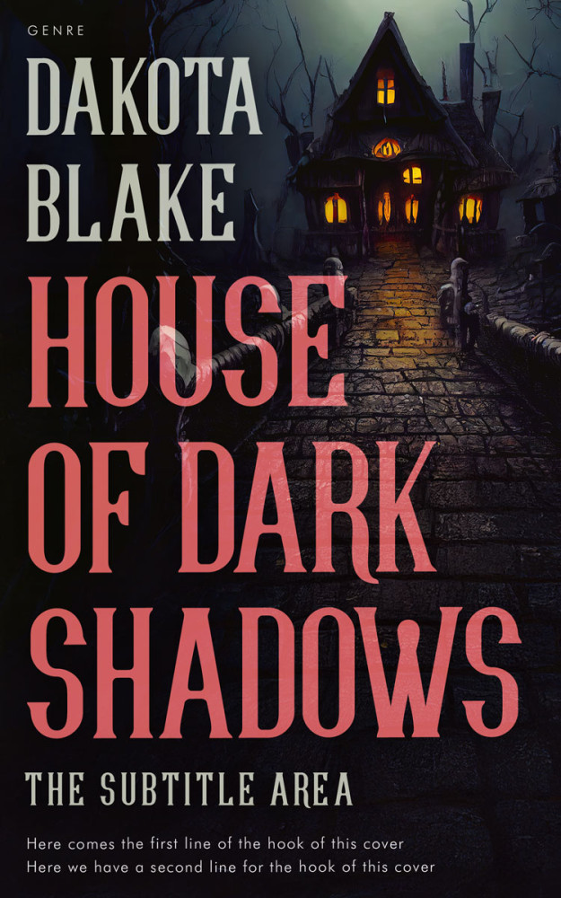 Front view of Contessa #34523 - Premade Mystery & Thriller & Suspense Book Cover