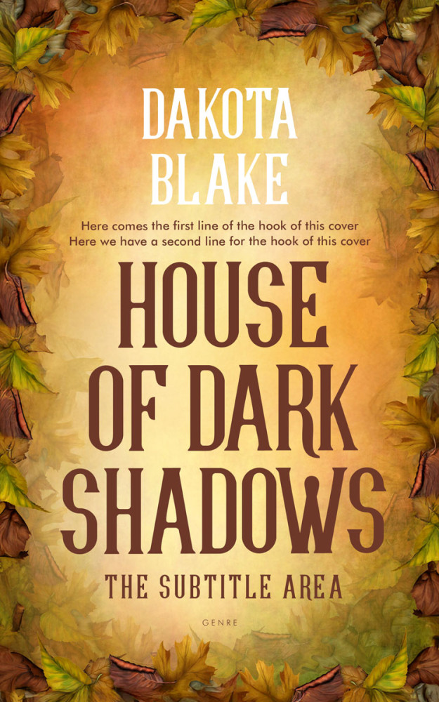 Front view of Tussock #34529 - Premade Mystery & Thriller & Suspense Book Cover