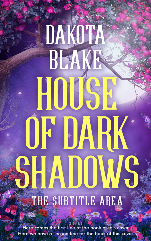 Front view of Deluge #34530 - Premade Fantasy Book Cover