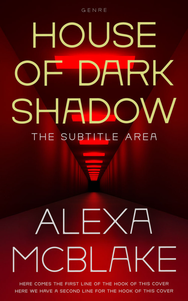 Front view of Burnt Maroon #34549 - Premade Mystery & Thriller & Suspense Book Cover