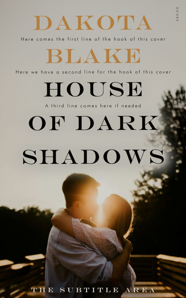 Front view of Tide #34562 - Premade Romance Book Cover