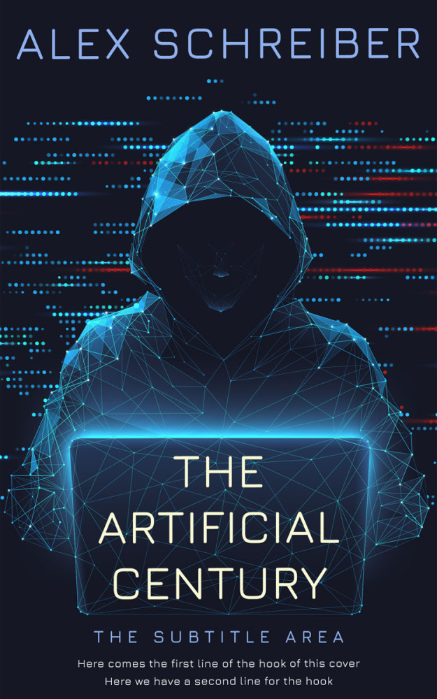 Front view of Mirage #34644 - Premade Science Fiction Book Cover