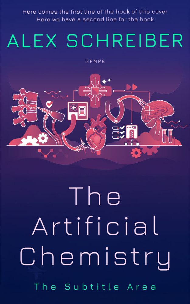 Front view of Port Gore #34651 - Premade Science & Nature Book Cover