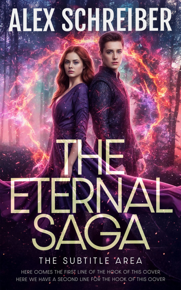 Front view of Can Can #34887 - Premade Romance Book Cover