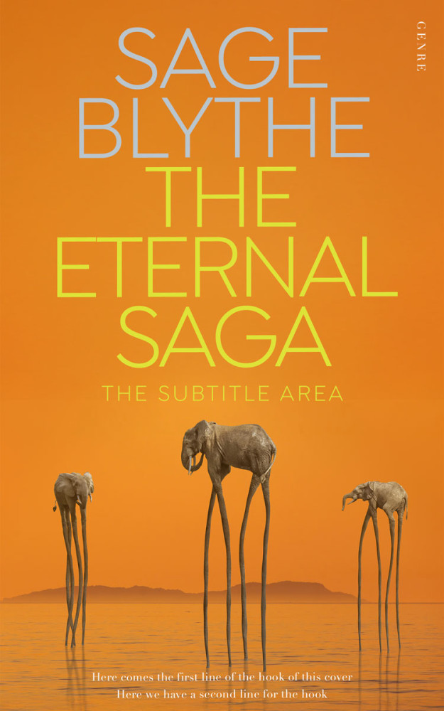 Front view of Ochre #34928 - Premade Science & Nature Book Cover