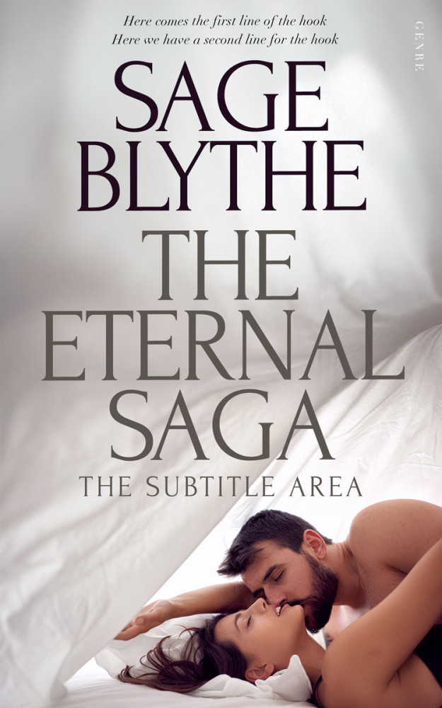 Front view of Swirl #34936 - Premade Erotica Book Cover