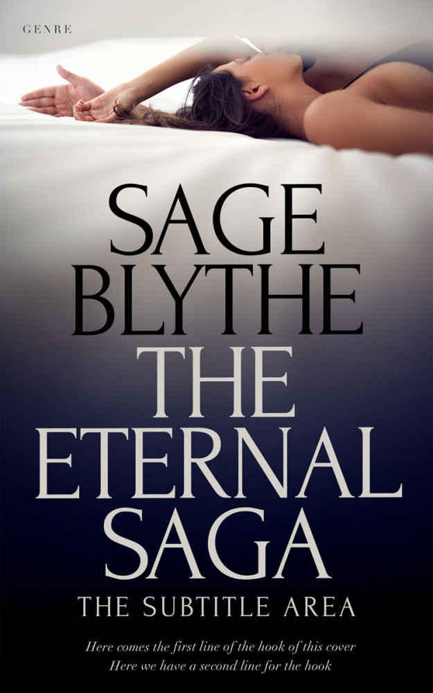 Front view of Swirl #34937 - Premade Erotica Book Cover