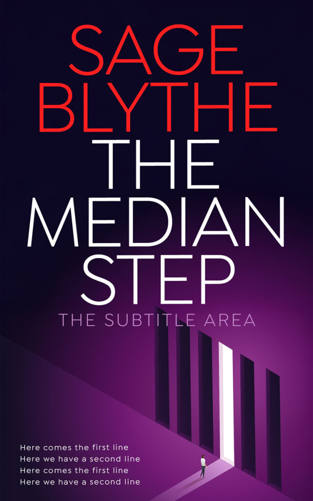 Front view of Violet #34966 - Premade Business Book Cover