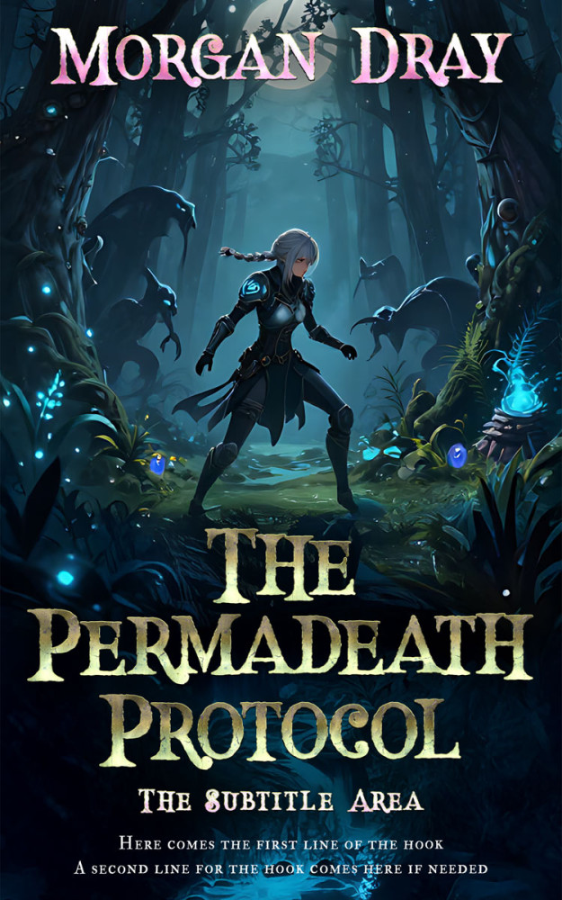 Front view of Firefly #35169 - Premade Fantasy Book Cover