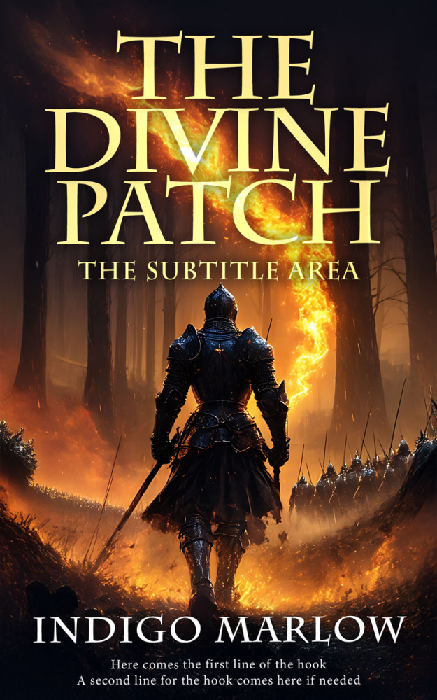 Front view of Di Serria #35183 - Premade Fantasy Book Cover