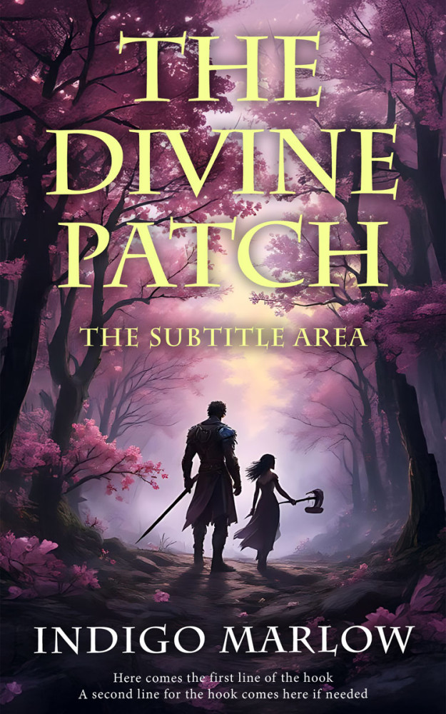 Front view of Bleached Cedar #35186 - Premade Fantasy Book Cover