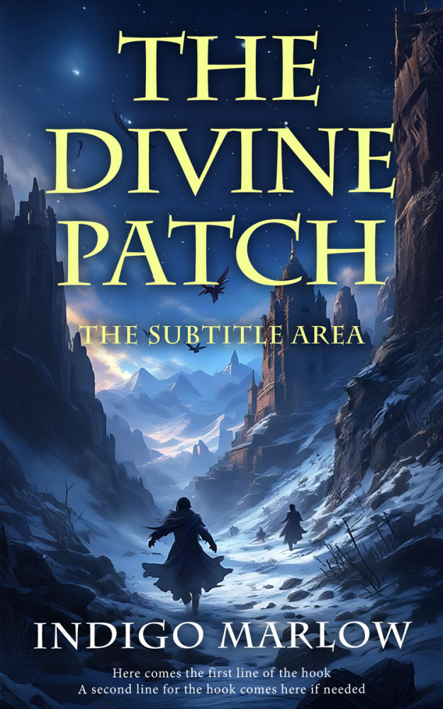 Front view of Big Stone #35188 - Premade Fantasy Book Cover